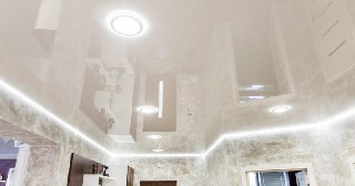 Натяжной ПВХ потолок Саров, цена от 2157 руб.